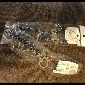 Glass purse to phone lanyard